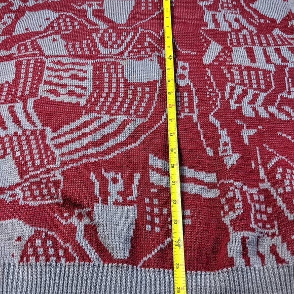 ✨SOLD✨Vintage 80s 90s Abstract Acrylic Sweater - Picture 7 of 7